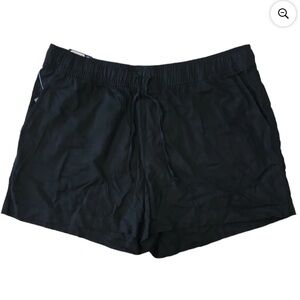 GAP Black Athletic Shorts Lightweight Elastic Waist‎